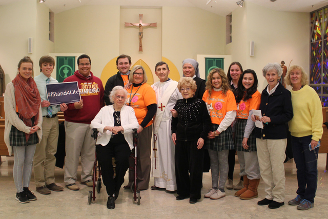 Little Sisters of the Poor,Holy Cross High School sponsor March 