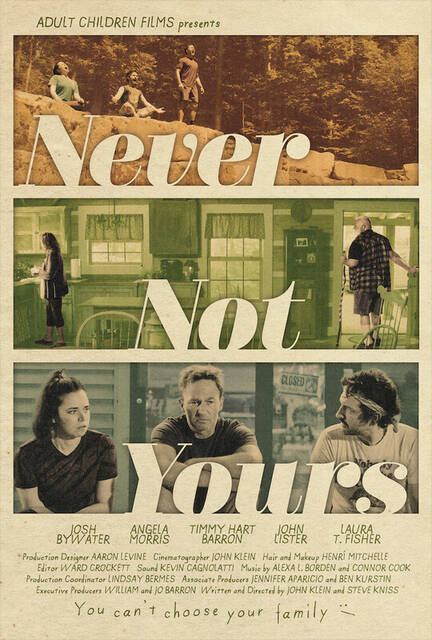 131395855_web1_Never-Not-Yours
Feature film Never Not Yours will be screened during the NEPA Film Fest at noon Sunday<ins>,</ins><ins> April 6,</ins> in the Scout Theater at the Waverly Community House.
Submitted Artwork