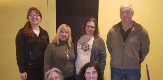 
			
				                                From left are, first row: Leba Lanton and Becky Costello; second row: Jessi Teevan, Debbie Demming, Lorrie Loughney and Harry Powell.
                                 Submitted Photo

			
		
