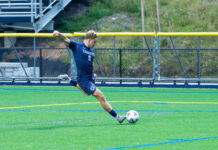 
			
				                                Joey Pivorotto takes a shot on goal for Abington Heights during a game against North Pocono.
                                 Buck Norton-Jennings | For Abington Journal

			
		