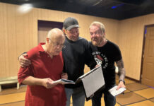 Back to the Dark Ages: Diva Productions presents ‘Incorruptible’
Reviewing the Incorruptible script are, from left: Bob Balitski as Charles, Sam Falbo as Martin, and Joe Palumbo as Jack.
Submitted Photo