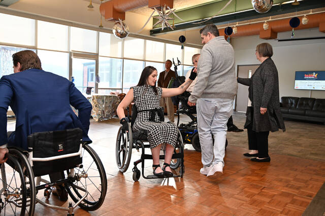 132039324_web1_RnR_for-medias-6
The dancing portion of the event began with four adaptive dance lessons designed for wheelchair-bound participants as well as their fully able-bodied dance partners.
Submitted Photo