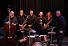 
			
				                                Members of the Presbybop Blue Note Sextet are, from left: Tony Marino, Mike Carbone, Tyler Dempsey, Jeff Stockham, Kate Anderson, and Bill Carter.
                                 Submitted Photo

			
		