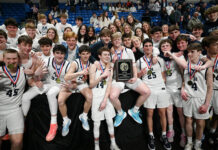 
			
				                                Abington Heights Comets celebrate with their fans after defeating Crestwood for the PIAA D2 5A championship game at the Mohegan Arena, Friday night.
                                 Tony Callaio | For Times Leader

			
		