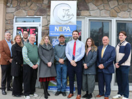 
			
				                                From left: Sergio Marzitelli, Fidelity Bank; Victoria Cole, Senator Marty Flynns Office; Jesse Lick, Fidelity Bank; Jack McNulty, NEPA Board of Directors; Anna Van Acker, NEPA Board of Directors; Mike ONeil, The Nyx; Ken Doolittle, NEPA Alliance; Janet Shenk, Department of Community and Economic Development; Steve Ursich, NEPA Alliance; and Josh Castellani, Lackawanna County Commissioner, Thom Welbys Office.
                                 Submitted Photo

			
		