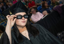 
			
				                                One Marywood graduate affirmed that her future is so bright, she had to wear shades
                                 Submitted photo

			
		