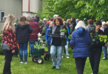 
			
				                                People attend the 2025 plant exchange.
                                 Submitted Photo

			
		
