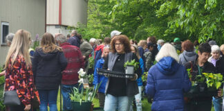 
			
				                                People attend the 2025 plant exchange.
                                 Submitted Photo

			
		