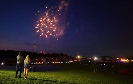 
			
				                                People watch the fireworks display during the Rotary Club of the Abingtons 39th Annual Fourth of July Fireworks Celebration on Thursday, July 3, 2025, at Abington Heights Middle School in Newton Twp. This years event is set for Friday, July 3, at Hillside Park. The location was changed due to an ongoing construction project at the middle school.
                                 Elizabeth Baumeister | Abington Journal file photo

			
		