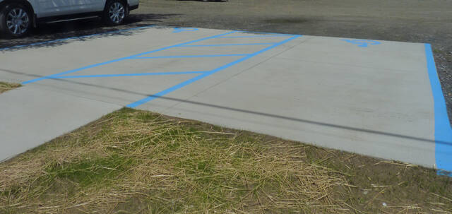 <p>Scranton Tennis Club’s recent ADA-accessibility project included the installation of accessible parking, which will enable people in wheelchairs or other assistive devices to go from the parking lot to the courts with ease.</p>
<p>Mauri Rapp | For Abington Journal</p>
